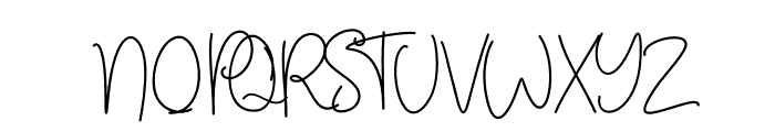 Bethany Signature Font UPPERCASE