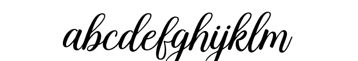 Bethanya-Regular Font LOWERCASE