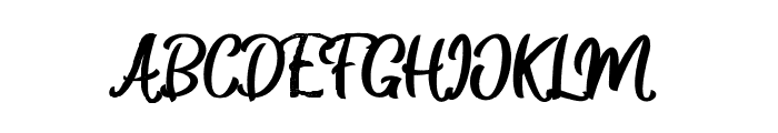 Betharie-Rough Font UPPERCASE