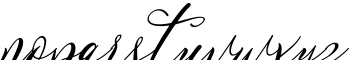 Bethavera Italic Font LOWERCASE