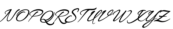 Bethia Dastin Italic Font UPPERCASE