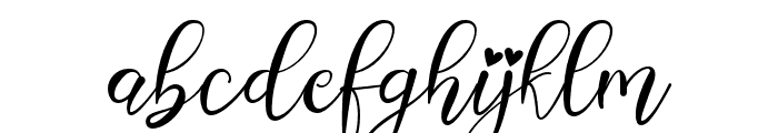 Bethiany-Regular Font LOWERCASE