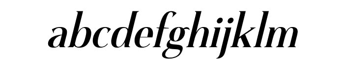 Bethland Italic Font LOWERCASE