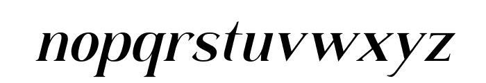 Bethland Italic Font LOWERCASE
