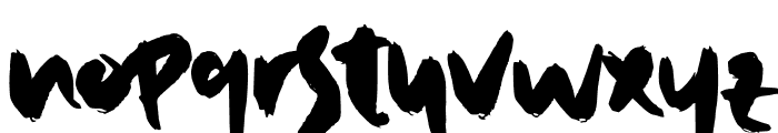 Bethrand Font LOWERCASE