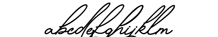 BetriciyaSignature Font LOWERCASE