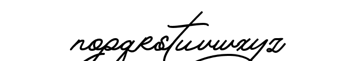 BetriciyaSignature Font LOWERCASE