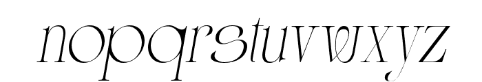 Betro Vogue Italic Font LOWERCASE