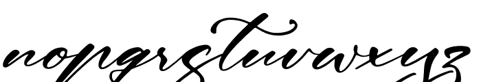 Betta Peach Italic Font LOWERCASE
