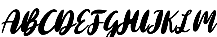 Better Christmas Italic Font UPPERCASE