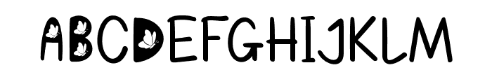 Better Fly Regular Font UPPERCASE