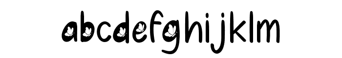 Better Fly Regular Font LOWERCASE