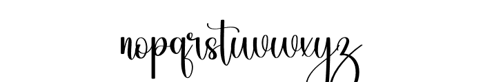 Better Samantha Font LOWERCASE