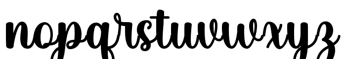BetterValentinaBold Font LOWERCASE