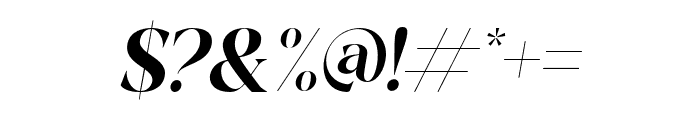 BetterVinegar-Italic Font OTHER CHARS