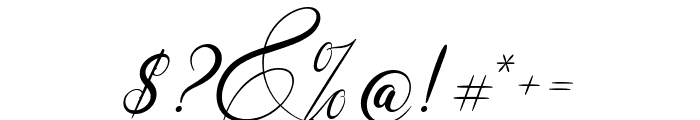 Betterlove Script regular Font OTHER CHARS