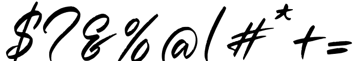 Bettermind Signature Font OTHER CHARS