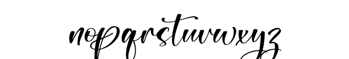 Bettista Italic Font LOWERCASE