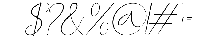 Bettrish Italic Font OTHER CHARS