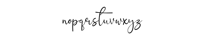 Betty Pansteenly Font LOWERCASE
