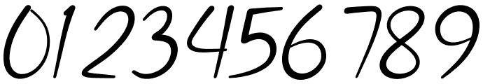 Bettyna Italic Font OTHER CHARS