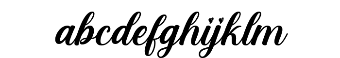 BeutyGolden Font LOWERCASE