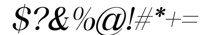 Bevenida Medium Italic Font OTHER CHARS