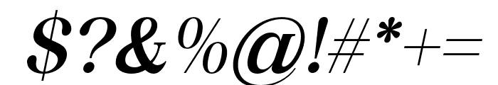 Bevenida-SemiBoldItalic Font OTHER CHARS