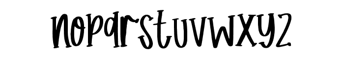 Bevollio-Regular Font LOWERCASE
