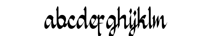 Bewitched Regular Font LOWERCASE