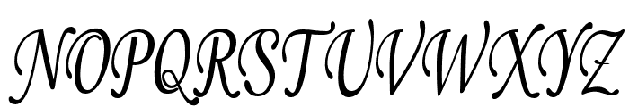 Bhagkuan Font UPPERCASE