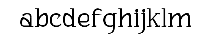 Bhattary Extra Light Font LOWERCASE