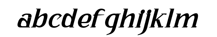 Bhattary Italic Bold Font LOWERCASE