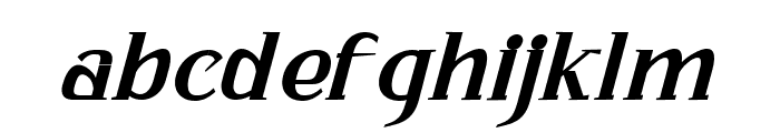 Bhattary Italic Extra Bold Font LOWERCASE