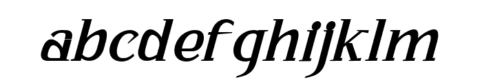 Bhattary Italic Semi Bold Font LOWERCASE