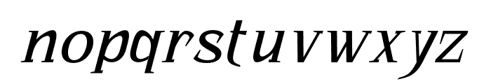Bhattary-Italic Font LOWERCASE