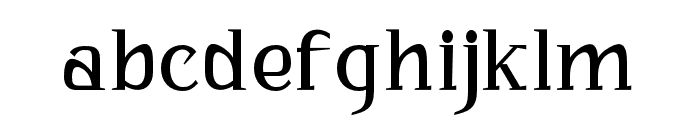 Bhattary-Regular Font LOWERCASE