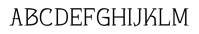 Bhattary-Thin Font UPPERCASE