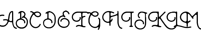 Bhelt Rough Font UPPERCASE
