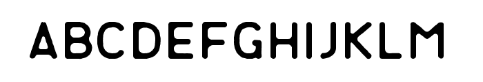 Bhelt Rough Font LOWERCASE