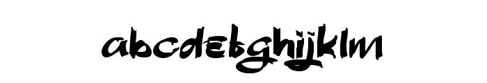 Bheni Euthentic Font LOWERCASE