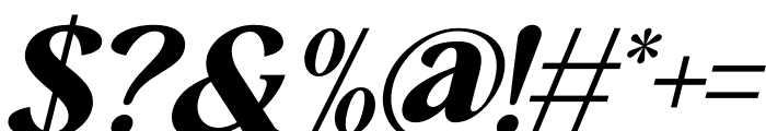 Bhenict Italic Font OTHER CHARS