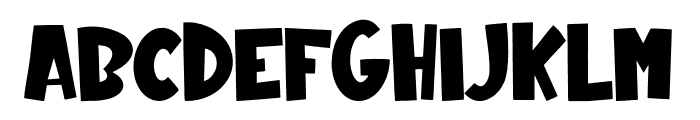 Bhigers Font LOWERCASE