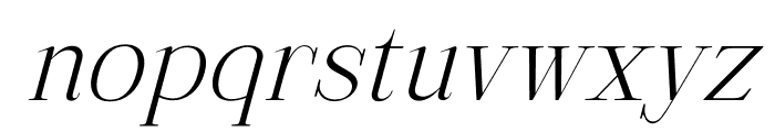 Bhinacle Italic Font LOWERCASE