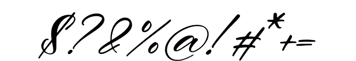 Bhineka Xuloeng Italic Font OTHER CHARS