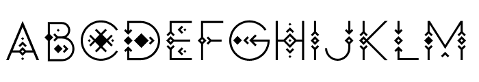 Bhiure Font LOWERCASE