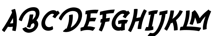 Bhlingglers Italic Font UPPERCASE