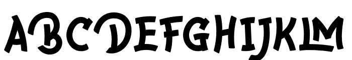 Bhlingglers Font UPPERCASE