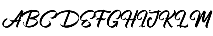 Bhorgcust Font UPPERCASE