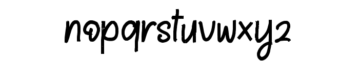 Bhowtreck Font LOWERCASE
